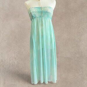 Mermaidcore Turquoise Mermaid Dress